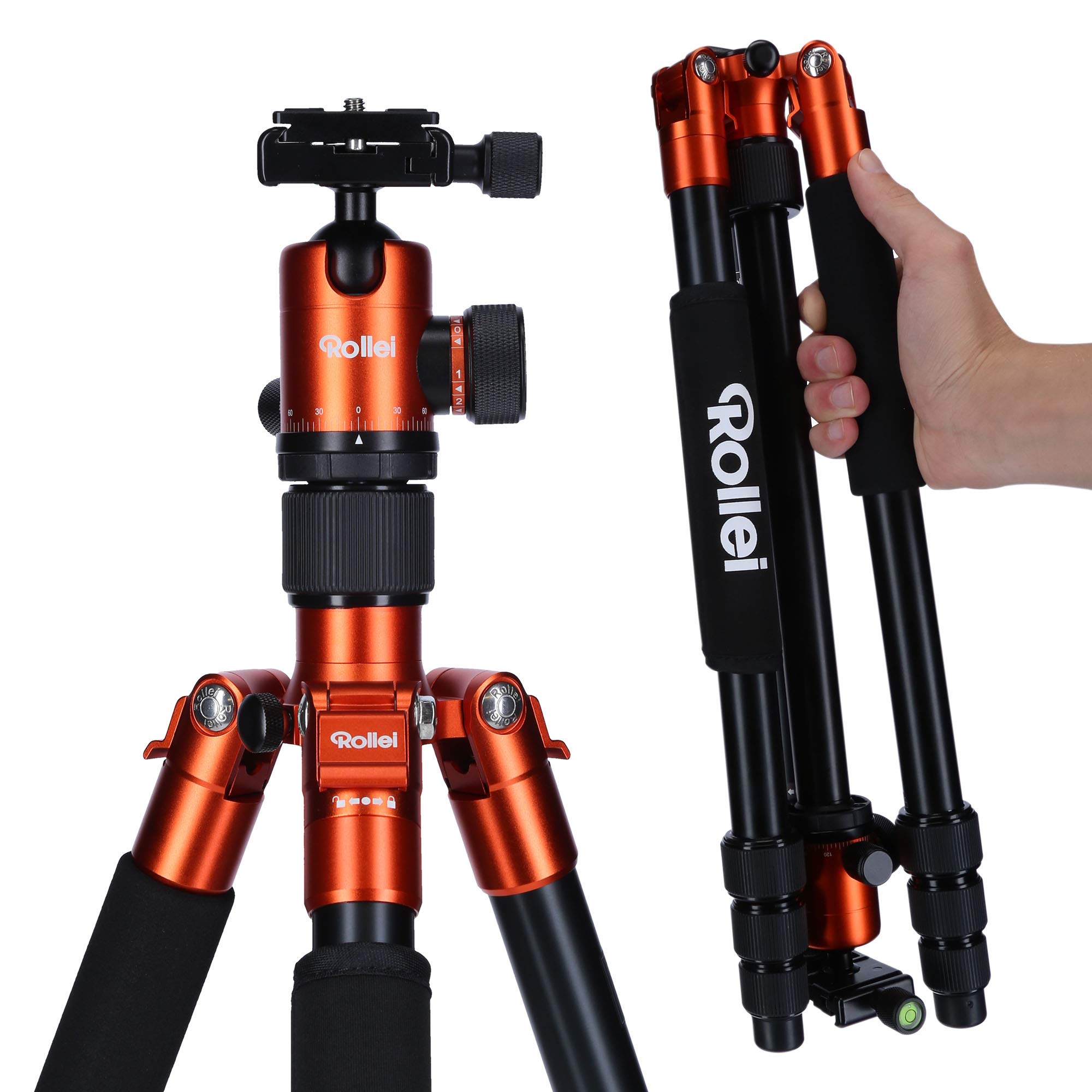 Amazon.com : Rollei C5i - Aluminum Tripod with Panoramic Ball Head